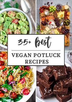 the best vegan potluck recipes to make for dinner, desserts and more