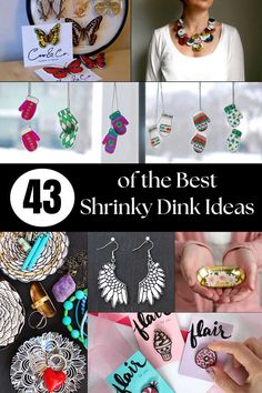 the best shrinky drink ideas for crafting and diy projects that are easy to make