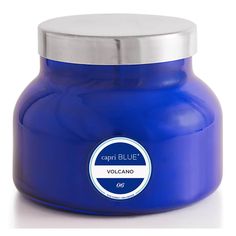 With its signature silhouette and dynamic cobalt blue look, this Capri Blue classic speaks to its history as a cult favorite. Volcano is an energizing blend of exotic citrus and sugary notes. Feeling like you're in a scented paradise doesn't have to include flying miles away. Fill your space with the enchanting and tropical scent of the unforgettably iconic Volcano candle. Capri Blue Volcano Candle, Volcano Scent, Capri Blue Volcano, Capri Blue Candle, Blue Volcano, Tropical Candles, Volcano Candle, Best Smelling Candles, Scented Candles Luxury