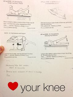 a hand holding up an instruction manual on how to do a backbench exercise