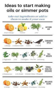 an info sheet describing how to start making oils or summer pots with oranges and rosemary