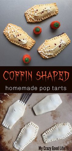 homemade halloween treats made with puff pastry