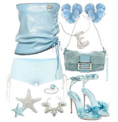 Mcbling Fashion, Ibiza Outfits, Mermaid Core, Outfit Collage, Smart Outfit, Hawaiian Outfit, Discord Pfp, 2000s Fashion Outfits, Summer Mood