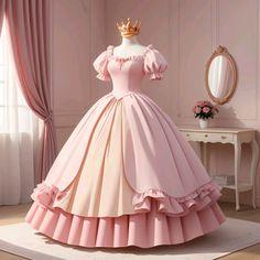 Disney Princess Prom Dresses, Beautiful Gown Designs, Pink Princess Dress, Boubou Styles For Women, Cute Formal Dresses, Shweshwe Dresses, Fancy Dress Up, Girly Dresses