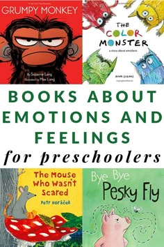 children's books about emotions and feelings for preschoolers