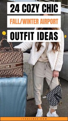 Winter Outfit Airport, Airport Outfit Comfy Travel Style, Winter Airport Outfit, Fall Airport Outfit, Outfit Ideas Airport, Airport Outfit Fall, Winter Airport, Airport Outfit Comfy, Airport Outfit Winter