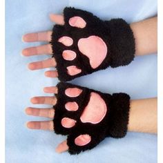 Gloves With Nails, Cat Paw Gloves, Cat Gloves, Look Grunge, With Nails, Cat Paw, Cat Costumes, Animal Ears