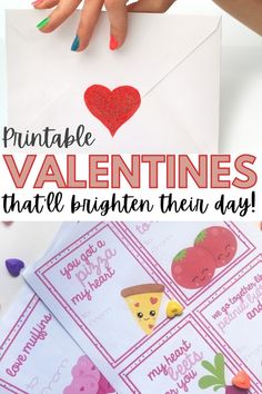 valentine's day printables for kids that are fun and easy to make