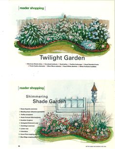 two different types of garden design