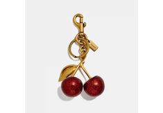 COACH®: Cherry Bag Charm Cherry Bag, Cherry Charm, Shoulder Bag Coach, Tech Pouch, Apple Gifts, Coach Tote Bags, Fancy Bags, Cute Little Things, Grooming Kit