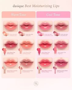 Cool Tone Makeup Products, Cool Tone Lipstick, Skin Tone Makeup, Tone Makeup, Dry Skin Makeup, Round Face Makeup