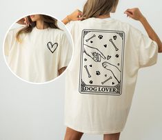 Dog Lover T-Shirt, Retro Dog Lovers Shirt, Gift For Dog Lover, Dog Astrology Card Tee, Dog Lover Shirt, Trendy Dog Paw Shirt, Cute Paw Shirt  **Feel free to message us on Etsy for different COLORS or any other DESIGNS you would like Welcome to ZenShirtUs! unisex t-shirt, sweatshirt, youth, toddler, baby and any other gift needs.   HOW TO ORDER ❔❔  ⚡Please check and review all listing photos. ⚡CHOOSE your SHIRT/SWEATSHIRT size and color from the menu. ⚡ Choose your QUANTITY as much as you want. ⚡ Custom Dog Shirt, Dog Tshirt Ideas, Dog Astrology, Dog Shirt Design, Design Jersey, Retro Dog, Dog Branding, Gift For Dog Lover, Dog Mom Shirt