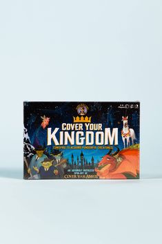 a card game called cover your kingdom with an image of a horse and other animals