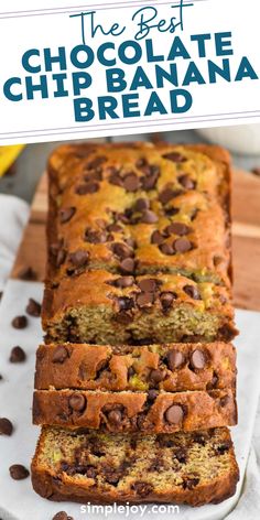 the best chocolate chip banana bread