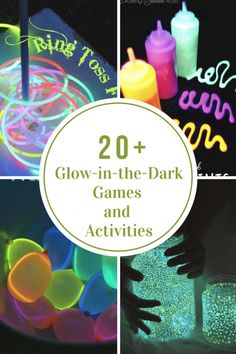 glow in the dark games and activities for kids