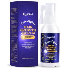 PRICES MAY VARY. Supports Healthy Hair Growth: Rootstim Hair Growth Serum is formulated with natural ingredients like Biotin, Castor Oil, and extracts of Ginseng, Ginger, Dong Quai, Biota Orientalis Leaf, and He Shou Wu. It helps nourish the scalp, activate hair follicles, and support hair growth from the roots. These ingredients are known for their beneficial properties in hair care, making it suitable for both men and women looking to enhance hair thickness and health. Soothes and Conditions t He Shou Wu, Dong Quai, Biotin Hair Growth, Biotin Hair, Hair Growth Spray, Essential Oils For Massage, Strengthen Hair Follicles, Stimulate Hair Follicles, Rice Water