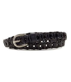 From Patricia Nash&#x2C; this belt features:LeatherChain link woven detail Single prong buckleApprox. 0.625&#34;W x 47&#34;LImported. Belt Chain, Kylie Jenner Outfits, Women's Belts, Jenner Outfits, Casual Belt, Woven Belt, Autumn Fashion Casual, Brushed Metal, Leather Chain