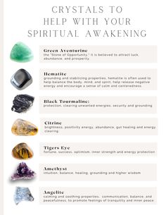 These are the crystals to use if you are on a spiritual journey and going through a spiritual awakening. Spiritual Awakening Crystals, Crystals For Spiritual Awakening, Spiritual Journey Beginners, How To Start Spiritual Journey, Beginner Crystals, Protection Rituals, Manifest 2024, Psychic Development Learning