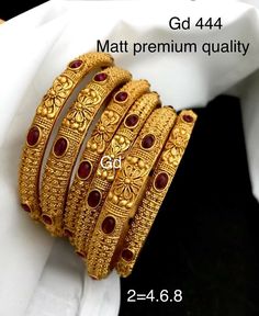 Matte finish premium quality bangles. WhatsApp messages to 9176125330 for more information . No calls. Ballet Hairstyles, Wedding Mehndi, Beautiful Pakistani Dresses, Gold Pendant Jewelry, Gold Earrings Designs, Gold Jewelry Fashion