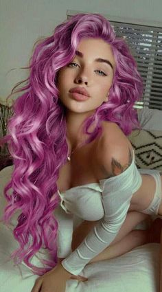 Braids In The Front Natural Hair, Rainbow Hair Extensions, Haircut Fails, Exotic Hair Color, Exotic Hair, Summer Hair Color Ideas, Tattoed Women, Bad Haircut, Summer Hair Color