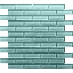 the back side of a glass tile wall