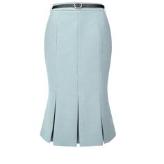 PRODUCT DETAILS: STYLE - Keep your look semi-formal and elegant in cool weather with this work skirt from Hobemty, featuring a pleated hem and below-knee length. OUTFIT - Comfortable and classic, pair with a semi-formal shirt and heels for a chic office look. OCCASION - Focused on Ladies' Semi-Formal Wear - This skirt can be a perfect addition to almost any outfit from formal to daily wear, great for work, meetings, office, businesses, work, parties, cocktails, weddings, casual, daily dressing, Elegant Tailored Pleated Skirt For Workwear, Tailored Pleated Skirt For Workwear, Fitted Flared Pleated Skirt For Formal Occasions, Fitted Pleated Skirt For Office In Spring, Elegant Tailored Flared Skirt, Spring Office Pleated Skirt, Elegant Flared Skirt With Fitted Waist, Spring Office Skirt Tailored, Tailored Skirt For Spring Office Wear