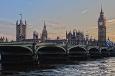 the big ben clock tower towering over the city of london