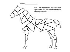 a horse that has been cut out to look like it's in the shape of a