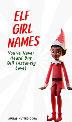 Looking for a unique, aesthetic, funny & clever elf name for your girl elf? Check out these girl elf on a shelf names that aren't overused. These female elf names are fun & cute and will ensure your elf stands out from the crowd. elf on the shelf names for girls. elf on the shelf girl names. girl elf on a shelf names. aesthetic elf on the shelf names. elf on the shelf classroom names. christmas elf on the shelf names. cute girl elf on the shelf names. best girl elf on the shelf names. Aesthetic Elf On The Shelf, Female Elf Names, Classroom Names, Elf On The Shelf Classroom