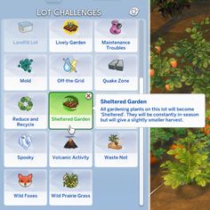 an image of plants and animals in the game