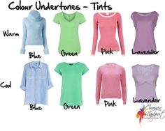 How to Pick the Undertone of a Colour | Inside Out Style - Part 4 The Undertones, Winter Color Palette, Colour Colour