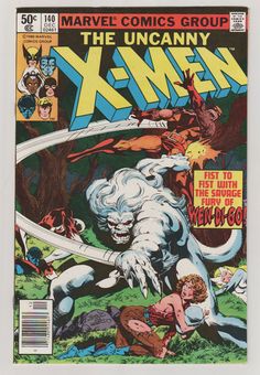 the cover to x - men comic book