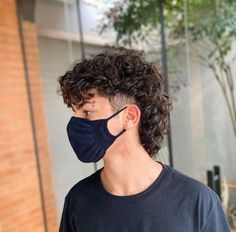 Short Haircuts Curly Hair Men, Faux Hawk Curly Hair Men, Mullet Perm Hairstyles Men, Short Curly Haircuts Masculine, Men’s Curly Haircut Mullet, Mullet With Perm, Permed Mullet Boys