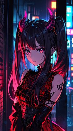 Neon Girl, Samurai Anime, Gothic Wallpaper, Music Pics, I Love Anime, Anime Poses Reference, Dark Anime, Funny Anime Pics