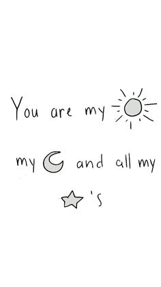 the words you are my and all my stars