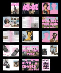 Magazine layout and design for ABoDE Magazine Zine Layout, Design De Configuration, Fashion Editorial Layout, Mises En Page Design Graphique, Zine Ideas, Page Layout Design, Desain Buklet, Magazine Ideas, Desain Editorial