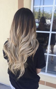 Hair Colors Long Hair, Hair Color Ideas Long Hair, Long Hair Color Ideas, Rambut Brunette, Brown Ombre Hair, Waves Hair, Luxy Hair