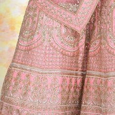 Looking for an elegant and traditional pink bridal lehenga for your wedding day? Look no further than this beautiful piece, made with luxurious silk and finished with gorgeous temple border embroidery on the dupatta and beautiful henna design embroidery on the lehenga. The entire piece is adorned with diamond work, making it truly special and perfect for your big day. You'll feel like a royal princess in this lovely lehenga! Lehenga For Wedding, Pink Bridal Lehenga, Beautiful Henna, Beautiful Henna Designs, Border Embroidery, Pink Bridal, Royal Princess, Design Embroidery, Henna Design