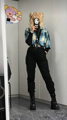 Look Grunge, Corporate Goth, Alt Outfits, Queer Fashion, Work Fits, Mode Inspo, Goth Outfits