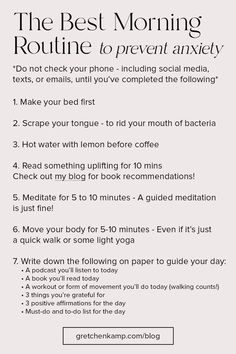 Best Morning Routine, How To Believe, Best Morning, Self Care Bullet Journal, Vie Motivation, Get My Life Together, Positive Self Affirmations, Mental And Emotional Health, 30 Day Challenge