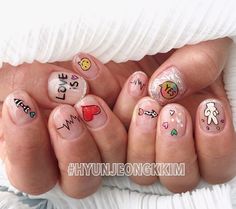 Cupid Nails, Japan Nail Art, Japan Nail, Nail Water Decals, Cute Summer Nails, Nails Desing, Mani Pedi, Pretty And Cute