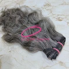 Raw Natural Wavy Salt Pepper Grey Human Hair weft Bundles | eBay Color Gray Hair Naturally, Indian Human Hair, Hair Weft, Natural Hair Color, Grey Hair, Hair Bundles, Salt Pepper, Human Hair Wigs, Healthy Hair