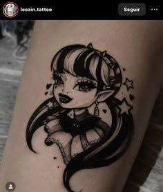 Vampire Tattoo Designs, Vampire Tattoo, Punk Tattoo, Heaven Tattoos, Pink Tattoo, Goth Tattoo, Girls With Sleeve Tattoos, Creepy Tattoos, Forearm Tattoo Women