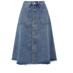 This jeans skirt can wear a stylish and young effect. Extractive raw hem design to bring more fun to denim skirts. Button plackets are easy to put on and off and beautiful. The front pockets are practical and beautiful, adding a level of hierarchy. Complete the charming look for days with a pair of sandals in summer. You can pair it with a top for a fresh look. Denim Blue Cotton Skirt With Button Zip Fly, Denim Blue Cotton Denim Skirt With Button Zip Fly, Cotton Denim Skirt With Button Zip Fly, Denim Blue Skirt With Button Closure, Cutoff Denim Skirt With Button Closure, Light Wash Cotton Denim Skirt With Buttons, Denim Skirt With Snap Buttons In Medium Wash, Denim Blue Cotton Skirt With Snap Buttons, Medium Wash Denim Skirt With Snap Buttons