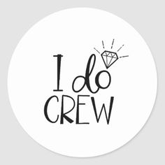 i do crew sticker with a diamond on it