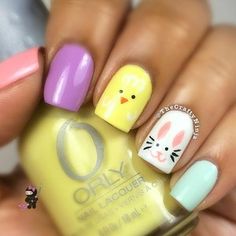 Holiday Nail Designs, Nails For Kids, Spring Nail Art