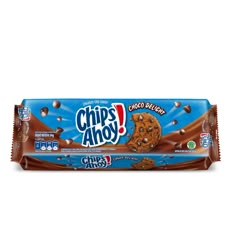 chips ahoy chocolate candy bar on white background