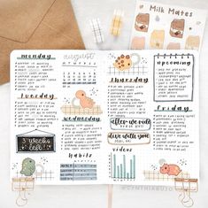 Bullet Art, Clean Desk, Staff Meetings, Sleep Schedule, Weekly Spread, Journal Aesthetic