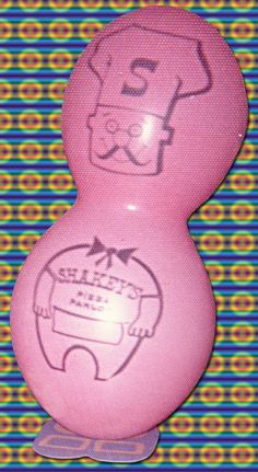 an image of a pink bowling ball with the number 5 on it