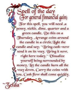 Money Magick, Dream Money, Find Job, Money Prayer, Voodoo Spells